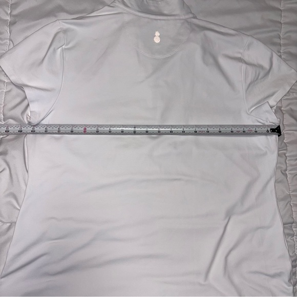 Tommy Bahama Aubrey IslandZone Mock Top Large White Women’s Zip Neck - Picture 6 of 7